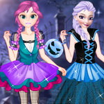 صورة Anna And Elsa First Halloween