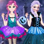 صورة Anna And Elsa First Halloween