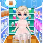 صورة Baby Elsa Homemade Cookies Cooking