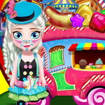 صورة Baby Elsa Selling Candy Day
