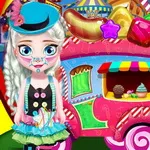 صورة Baby Elsa Selling Candy Day