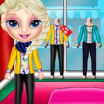 صورة Baby Elsa Winter Shopping Spree