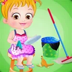 صورة Baby Hazel Cleaning Time