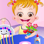 صورة Baby Hazel Crafts Time