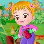 صورة Baby Hazel Gardening Time