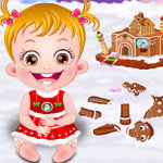 صورة Baby Hazel Gingerbread House