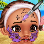 صورة Baby Moana Face Art