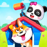 صورة Baby Panda House Cleaning