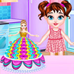 صورة Baby Taylor Barbie Princess Cake Cooking