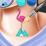 صورة Cinderella Ankle Animal Tattoo