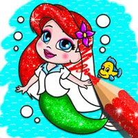 صورة Coloring Book Mermaid