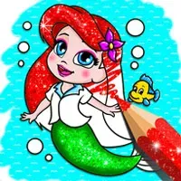 صورة Coloring Book Mermaid
