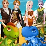 صورة Disney Couple And Dragons