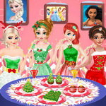 صورة Disney Princesses Christmas Dinner