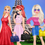 صورة Disney Princesses Eiffel Tower Visiting