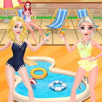 صورة Disney Princesses Pool Party Clean