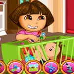 صورة Dora Baby Caring Slacking