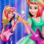 صورة Elsa And Anna Royals Rock Dress