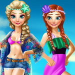 صورة Elsa And Anna Summer Vacation