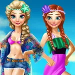 صورة Elsa And Anna Summer Vacation