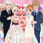 صورة Elsa And Anna Wedding Party