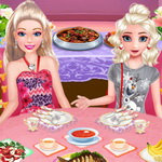 صورة Elsa And Barbie Buffet Date