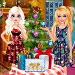 صورة Elsa And Barbie's Christmas Eve