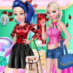 صورة Elsa And Ladybug In College