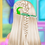 Elsa Colorful Braid Hairstyle