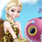 صورة Elsa Time Travel Phreistoric Age