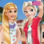 صورة Frozen And Rapunzel Fashion Selfie