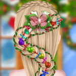 صورة Frozen Sister Christmas Hairstyle Design