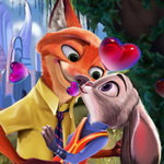 صورة Judy And Nick Kissing