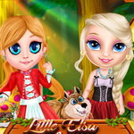 صورة Little Elsa In Red Hood