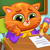 صورة Lovely Virtual Cat At School