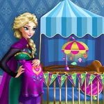 صورة Pregnant Elsa Baby Room Decoration
