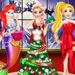 Princess At Christmas Ball