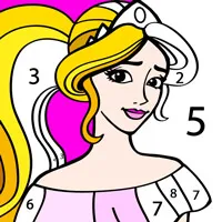 صورة Princess Coloring By Number