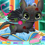 صورة Princess Elsa Dragon Grooming