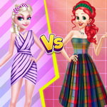 صورة Princess Strip Style Vs Grid Style
