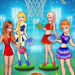 صورة Princesses Basketball Team Cheerleader
