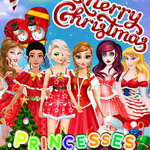 صورة Princesses Christmas Card Decoration