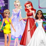 صورة Princesses Color Dress