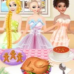 صورة Princesses Cooking Christmas Dinner