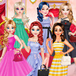صورة Princesses Different Color Skirt Tryout