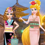 صورة Princesses Kimono Vs Cheongsam