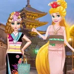 صورة Princesses Kimono Vs Cheongsam