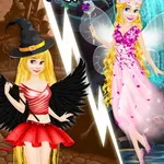 صورة Rapunzel Devil And Angel Dress