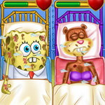 صورة Spongebob And Sandy First Aid