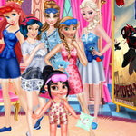 صورة Vanellope And Princesses Movie Party